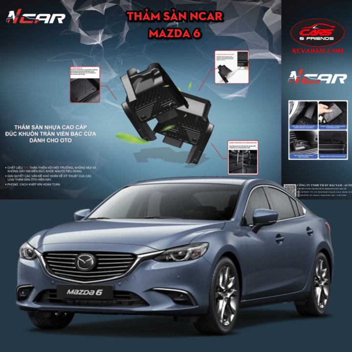 Thảm sàn Ncar cho MAZDA 6